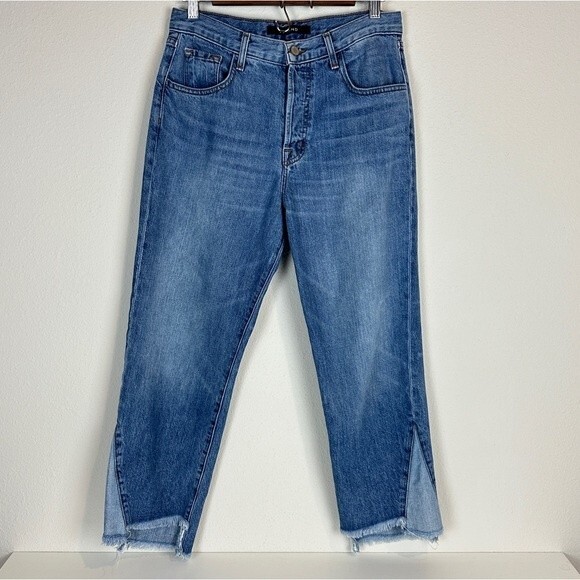 J Brand Wynne High Rise Crop Jeans 28 - Picture 1 of 11